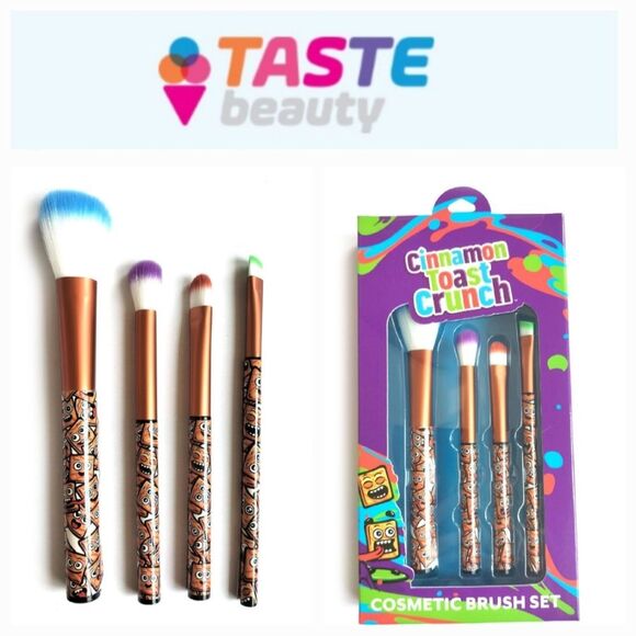 Taste Beauty Cinnamon Toast Crunch Cosmetic Brush Set - Picture 1 of 4